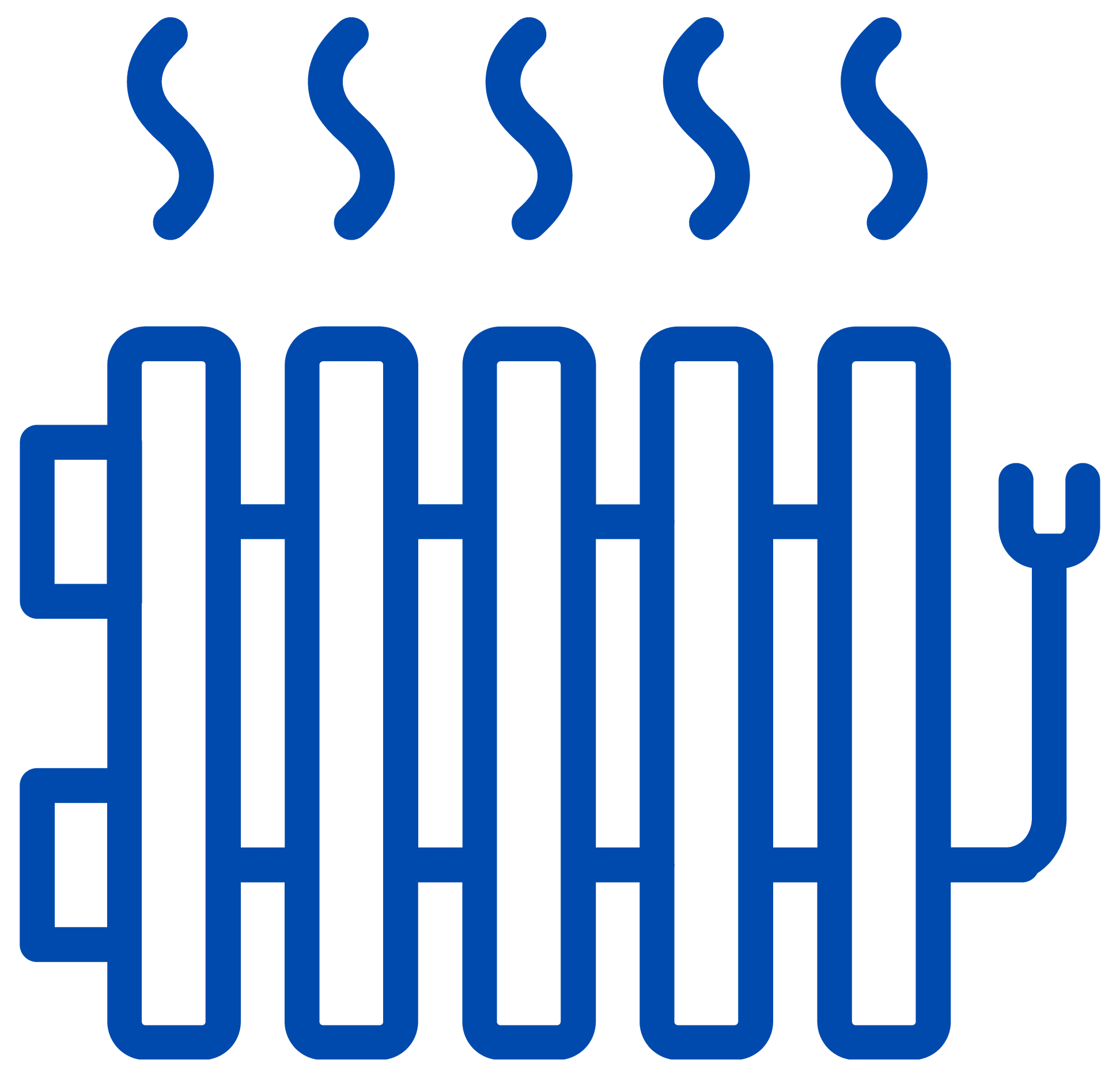Illustration eines elektrischen Heizsystems